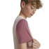 Camiseta adidas Essentials Big Logo Colorblock Cotton Infantil Rosa
