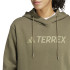 Sudadera de Montaña adidas Terrex Multi Large Logo Hoody Mujer Verde Oliva