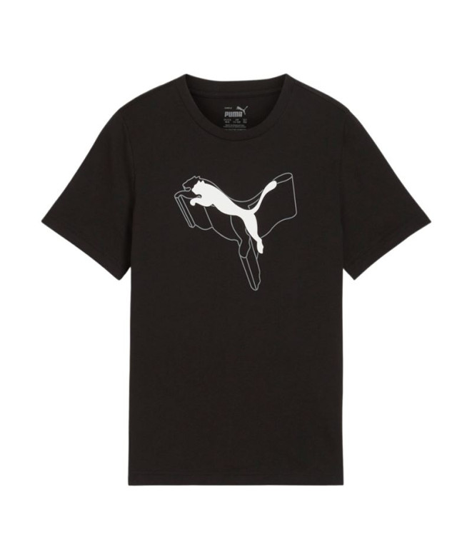 Camiseta Casual Puma Essentials+ Logo Lab...