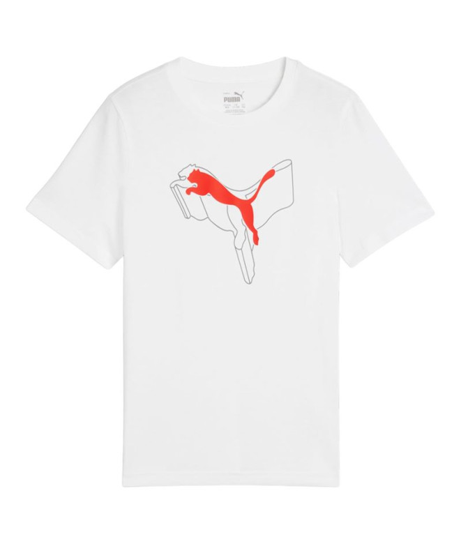 Camiseta Casual Puma Essentials+ Logo Lab...