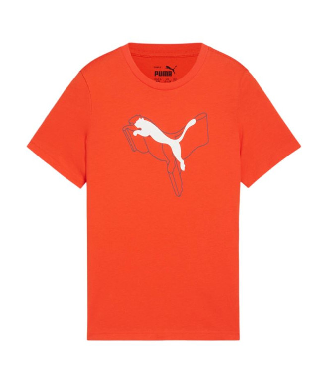 Camiseta Casual Puma Essentials+ Logo Lab...