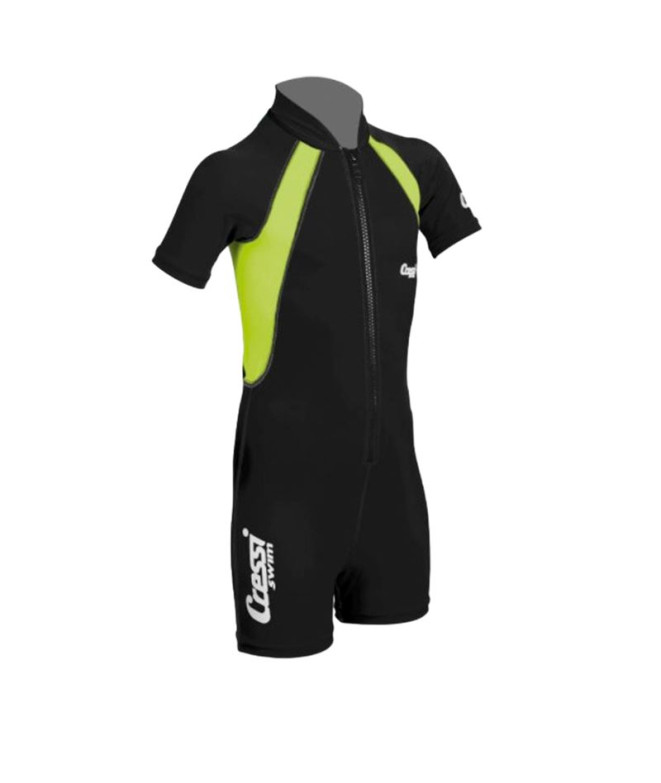 Neopreno de natación Cressi 1,5mm Bebés Negro/Lima