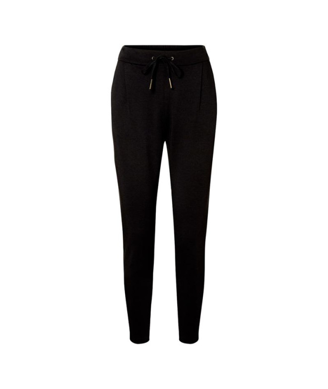 Pantalones Vero Moda eva Loosetring Black Mujer