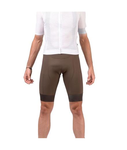 Culotte de Ciclismo Hemon Feel The Adventure Gravel Cocoa...