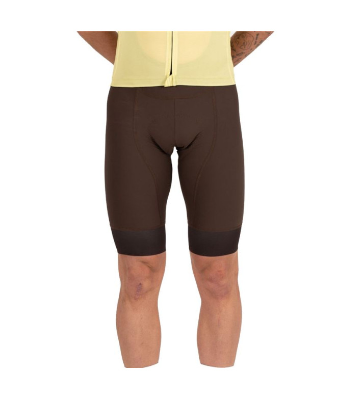 Culotte de Ciclismo Hemon Passo Corto - Marrón...