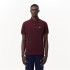 Polo Lacoste Chemise Col Bord-Cotes Burdeos