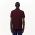 Polo Lacoste Chemise Col Bord-Cotes Burdeos