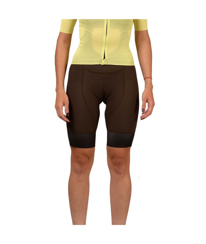 Culotte de Ciclismo Hemon Passo Corto - Marrón...