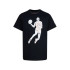 Camiseta Air Jordan Dots Niño Negro