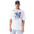 Camiseta New Era MLB FOOD GRPHC OS New York Yankees Blanco Hombre