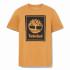 Camiseta Timberland Stack Logo Short Sleeve Wheat Boot Hombre Naranja