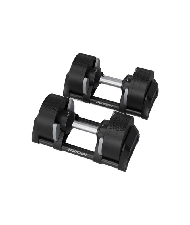 Mancuernas ajustables de 2 a 20 kgs  Horizon...