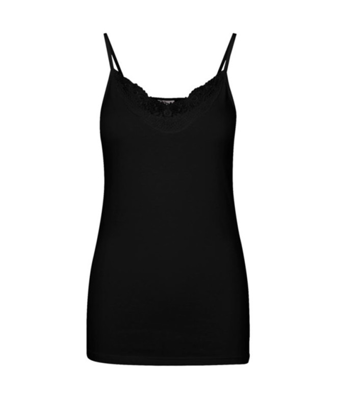 Camiseta Vero Moda inge Laceinglet Black Mujer