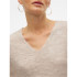 Jersey Vero Moda crewlefile V-Neck Birch Mujer