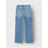 Vaqueros Name it frose Wide Cargo Jeans 6190-Bs Light Blue Denim Infantil