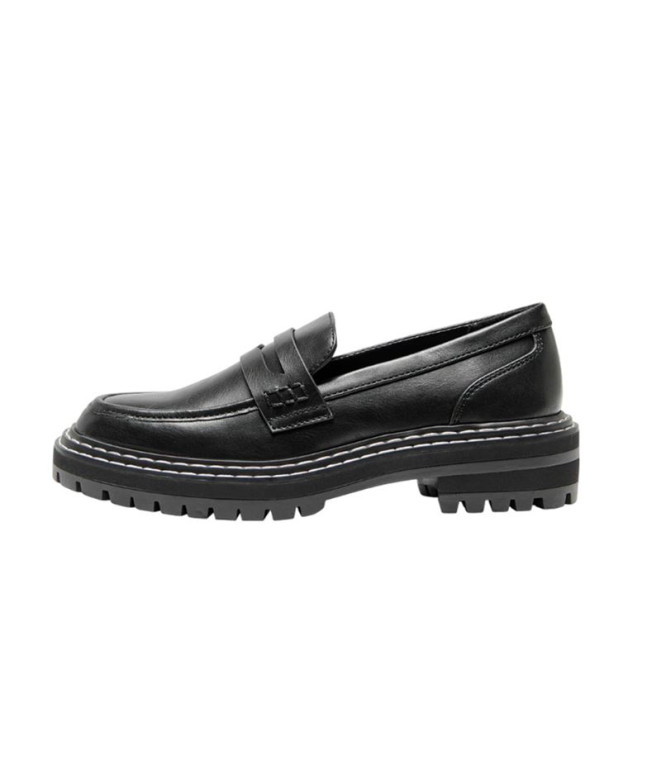 Zapatillas Only beth-3 Pu Loafer - Black Mujer