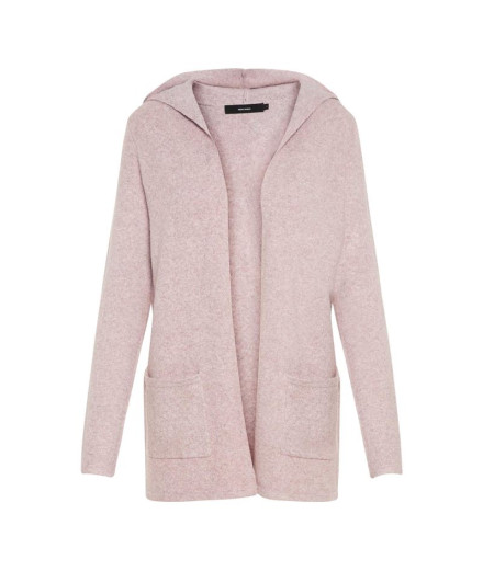 Cárdigan Vero Moda doffy Open Hood Cardin Woodrose Mujer