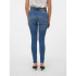 Pantalón Vero Moda tanya Piping Jeans Vi349 Medium Blue Denim Mujer