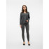 Jersey Vero Moda crewlefile V-Neck Medium Grey Melange Mujer