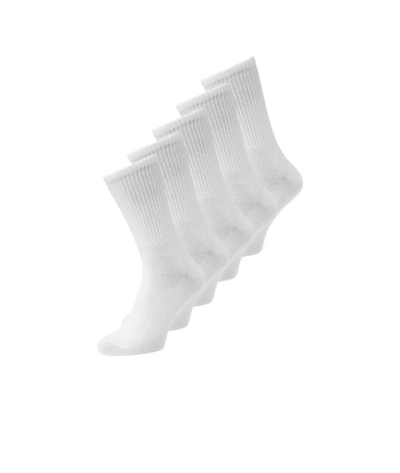 Calcetines Jack and Jones Jacbasic Tennis 5 Pack White...