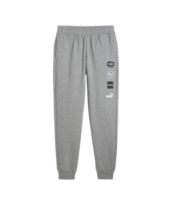 Pantalones Puma Power Graphic Sweatpants Fl Cl...