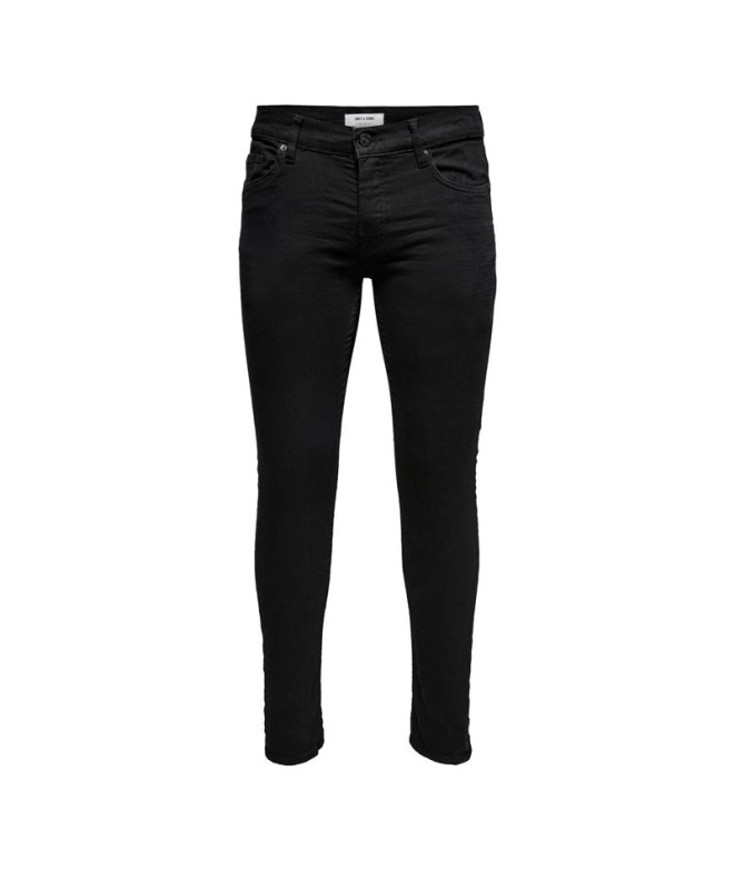 Pantalones Only & Sons loom Slim Black 0448 Dcc...