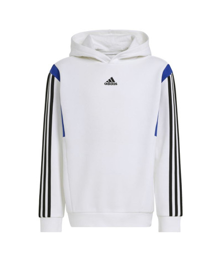 Sudadera adidas Colorblock Hoodie Infantil Blanco