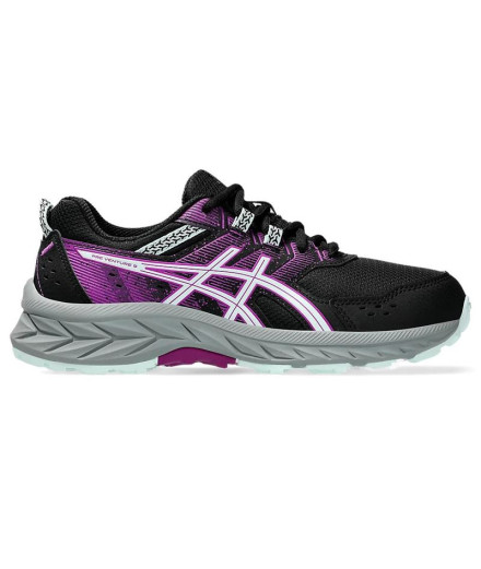 Zapatillas de Trail ASICS Pre Venture 9 Gs Infantil Negro