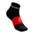 Calcetines de Trail Compressport Ultra Low Negro/Blanco