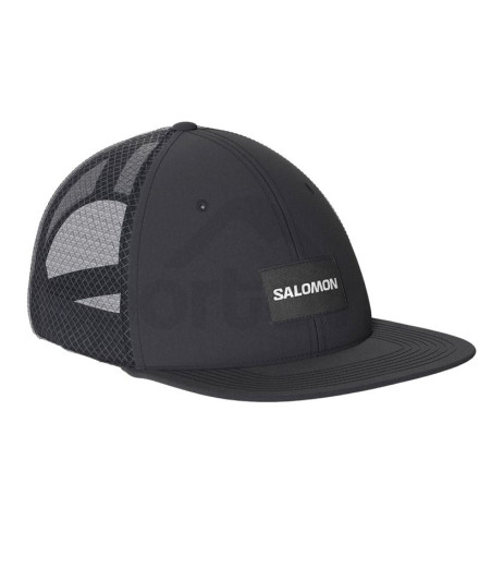 Gorra Salomon Flat Cap Deep Negro