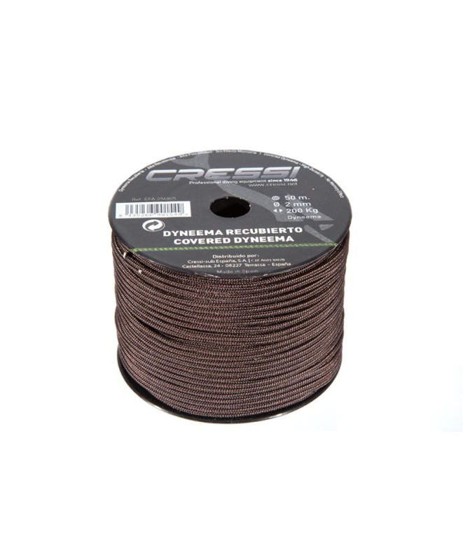 Cabo Dyneema C/Funda Ø2mm Marrón (Bobina 50m)...