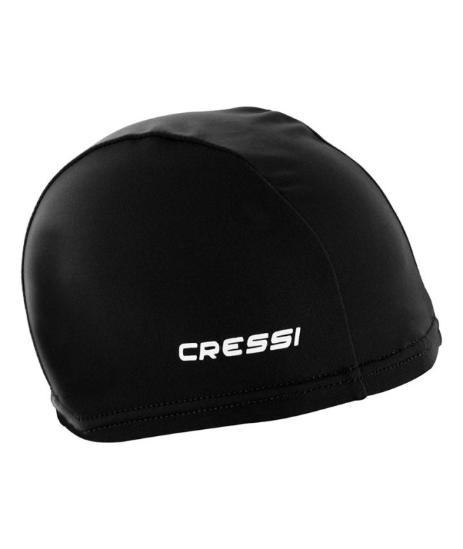 Gorro Elástico Natación Cressi Unisex Negro