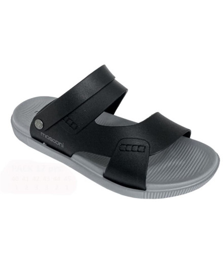 Zapatillas Mosconi Arizona Pack L 12 Negro - Gris Medio