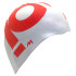 Gorro de Natación Mosconi Reverse Vol.Logo Rojo - Blanco