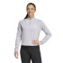 Sudadera adidas Train Essentials Minimal Branding 1/4 Zip Cover Up Mujer Gris