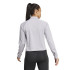 Sudadera adidas Train Essentials Minimal Branding 1/4 Zip Cover Up Mujer Gris