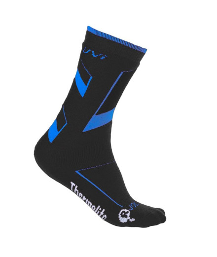 Calcetin Thermolite Hi-Tech 2P Negro/Azul