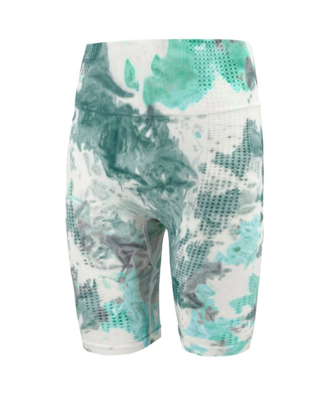 Bermuda Joluvi Tie Dye Mujer Esmeralda/Menta