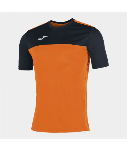 Camiseta Manga Corta Joma Winner Hombre Naranja - Negro