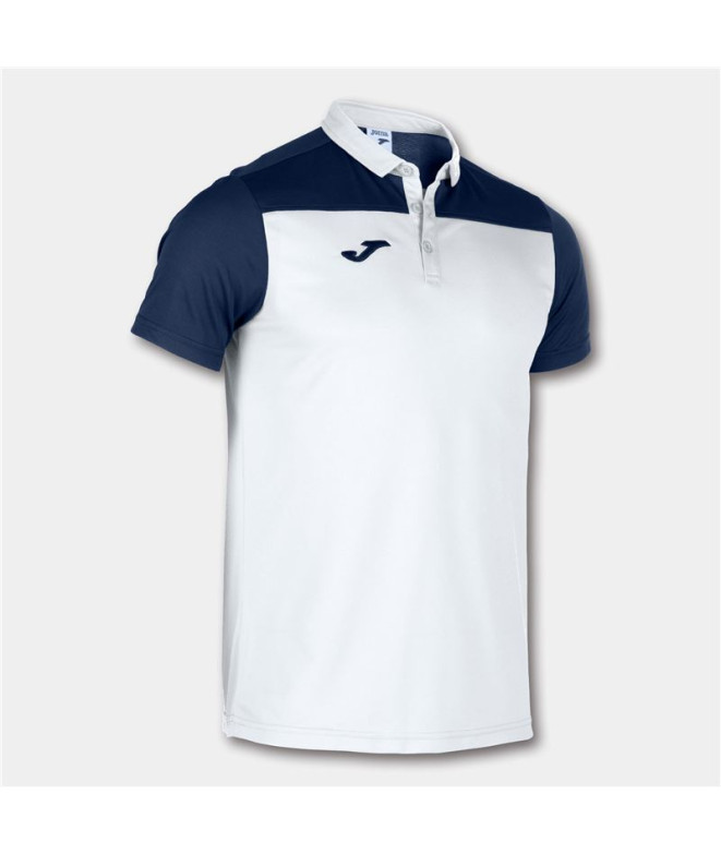 Polo Manga Corta Hobby II Hombre Blanco-Marino