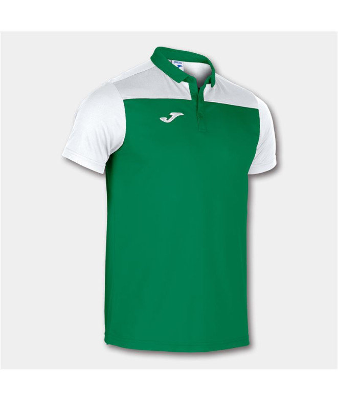 Polo Manga Corta Hobby II Hombre Verde-Blanco