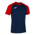 Camiseta Manga Corta Hombre Teamwork Marino Rojo