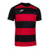 Camiseta Manga Corta Hombre Prorugby II Negro Rojo