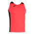Camiseta De Running Tirantes Hombre Record II Coral Flúor Negro