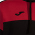 Sudadera de Fútbol Joma Con Capucha Crew V Hombre/Niño Negro Rojo