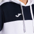 Sudadera de Fútbol Joma Con Capucha Crew V Hombre/Niño Blanco Marino