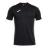 Camiseta de Fútbol Joma Manga Corta Olimpiada Hombre/Niño Negro Rojo