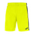 Short de Fútbol Joma Maxi Hombre/Niño Amarillo Flúor Negro