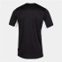 Camiseta Deportiva Joma Cosenza Manga Corta Hombre Negro Blanco