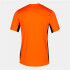 Camiseta Deportiva Joma Cosenza Manga Corta Hombre Naranja Negro